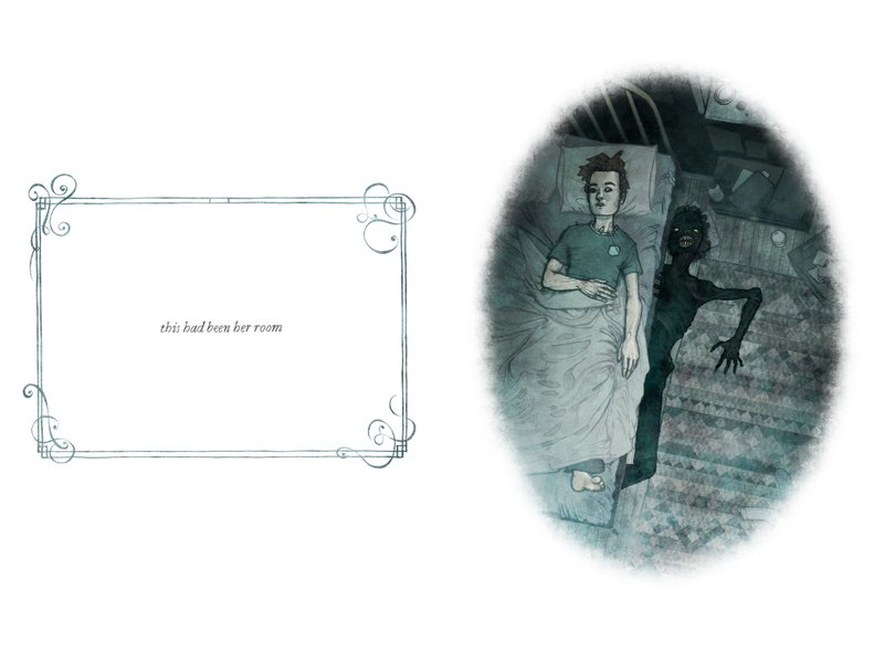 Illustration for article titled A Spine-Tingling New Book Collects Artist Brian Coldrick's Single-Panel Ghost Stories